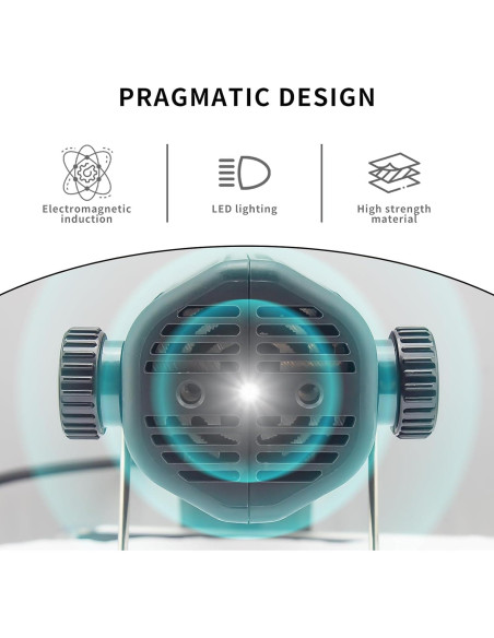 Calentador de Inducción Magnética Pakowin 1100W 12 Bobinas