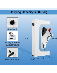Soporte de Exhibición de Zapatos UVEHAS con Luz LED 360 2