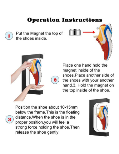 Soporte para Zapatillas Levitantes Yegvea con Control Remoto