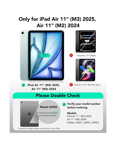ESR Protector de Pantalla para iPad Air 11" M3/M2 2024/2025