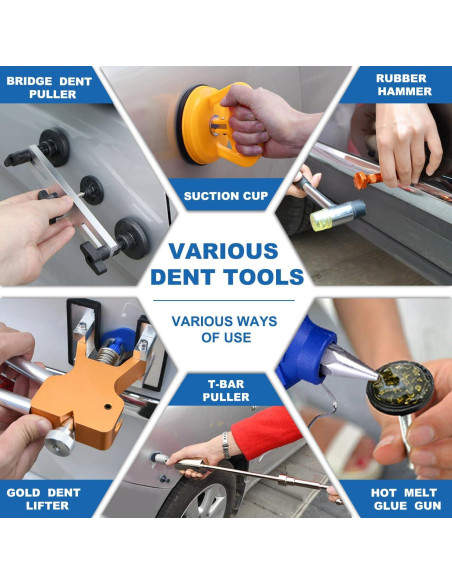 Kit de Eliminación de Abolladuras 128PCS ROADGIVE