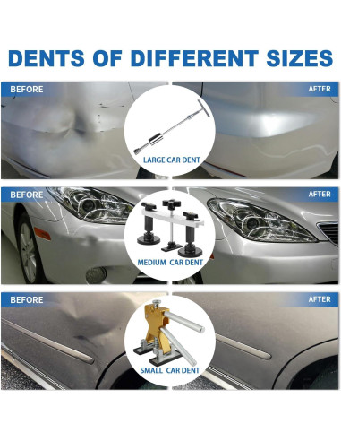 Kit de Eliminación de Abolladuras 128PCS ROADGIVE