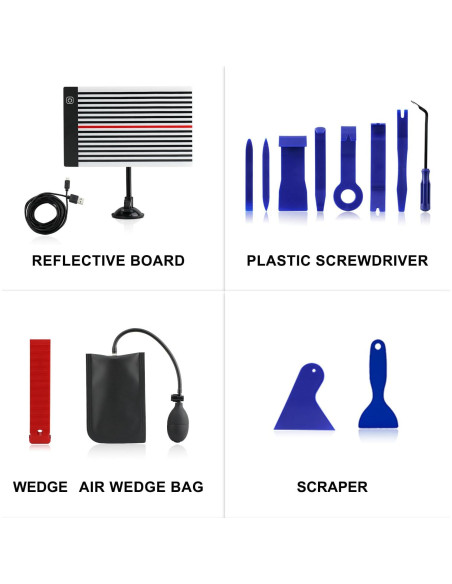 Kit de Eliminación de Abolladuras 128PCS ROADGIVE