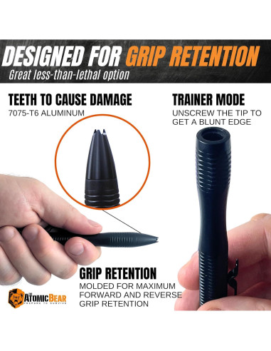Bolígrafo Táctico The Atomic Bear Stealth Pen Pro - Defensa