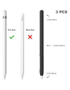 Funda YINVA para Apple Pencil 1ra Gen Color Negro 2