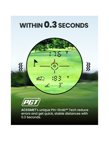 Medidor de Distancia de Golf ACEGMET PF2C 870m Recargable