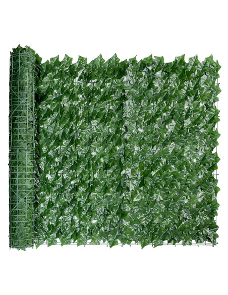 Seto Artificial de Hiedra Bybeton 101,6x406,4 cm Verde