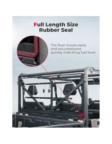 Ventana Trasera KEMIMOTO Ventilada 2 en 1 para CFMOTO UFORCE