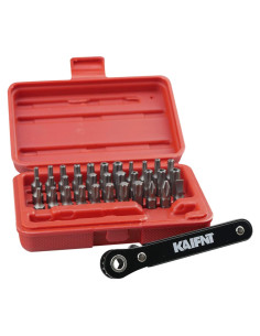 Juego de Puntas Torx KAIFNT K403 34 Piezas Llave Mini