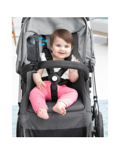 Ventilador de Cochecito Skip Hop Sin Aspas 3 Velocidades Gris 2