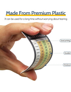 Tarjeta de Distancia de Golf Jemzio Resistente y Práctica 2