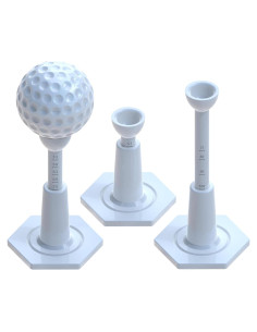 Tee de Golf Ajustable Hotenfes HRC-002 Irrompible 2 Paquetes