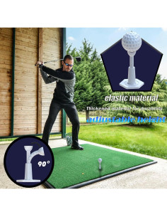 Tee de Golf Ajustable Hotenfes HRC-002 Irrompible 2 Paquetes 2