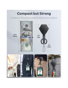 Carrete Retráctil Uniclife con Cierre Magnético 16 oz 2