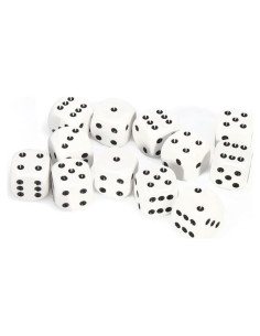 Dados Opaque Chessex 16mm D6 Multicolor 12 Piezas