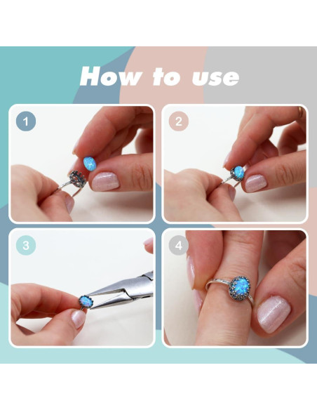 Anillo Ajustable de Plata Esterlina 925 para Joyería 13x18mm