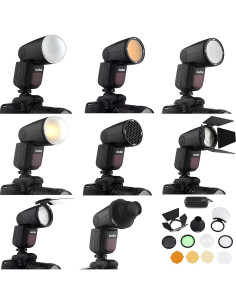 Kit de Accesorios Godox AK-R1 para Flash Redondo V1 AD100 Pro 2