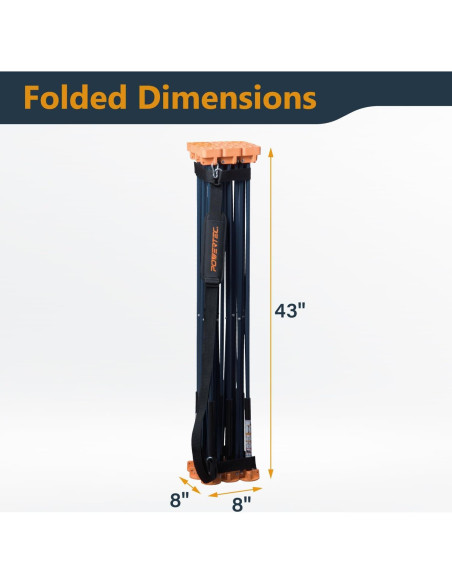 Banco de Trabajo Portátil POWERTEC Arachni Flex 4x4ft