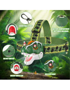 LINTERNA LED Dinosaurio T-Rex TIGTECGAME para Niños 2