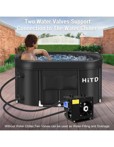 Tina de Inmersión Fría HITDLTSC XL con Anillo Inflable