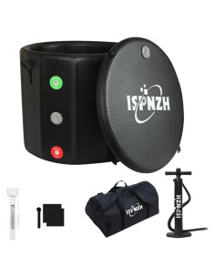 Tina de Baño de Hielo ISPNZH Inflable 480L con Accesorios