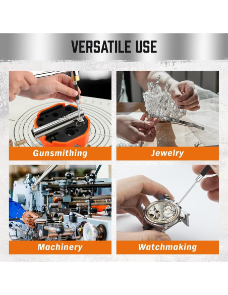 Juego de 5 Puntas de Pasador HORUSDY 20.32 cm Acero al Carbono