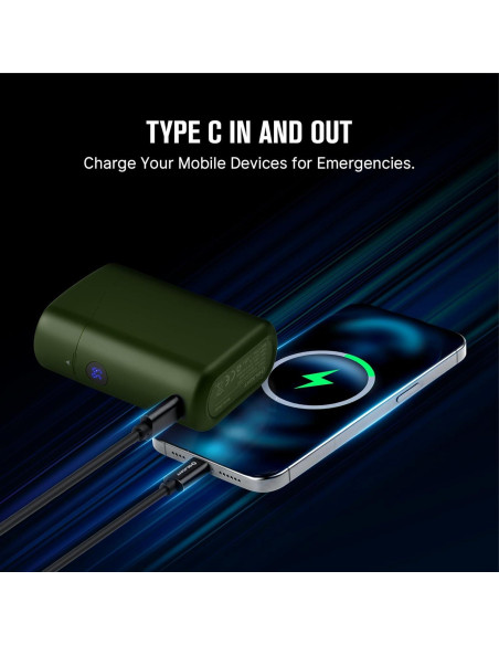 Linterna OLIGHT Baton4 EDC 1300 Lúmenes IPX8 Verde