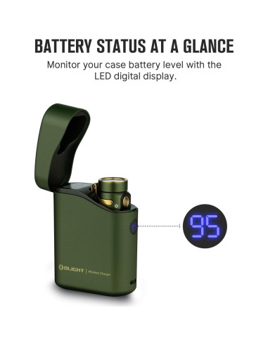 Linterna OLIGHT Baton4 EDC 1300 Lúmenes IPX8 Verde