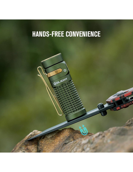 Linterna OLIGHT Baton4 EDC 1300 Lúmenes IPX8 Verde