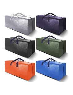 Bolsas de Mudanza VELVETSURE 6 Pzas Extra Grandes Multicolor