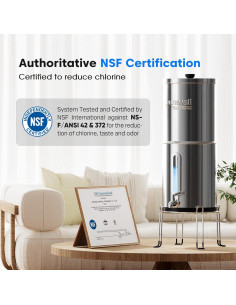 Filtro de Agua Purewell 1.5G Acero Inoxidable 8 Etapas 2