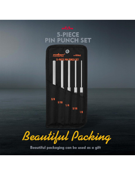 Juego de 5 Puntas de Pasador HORUSDY 20.32 cm Acero al Carbono