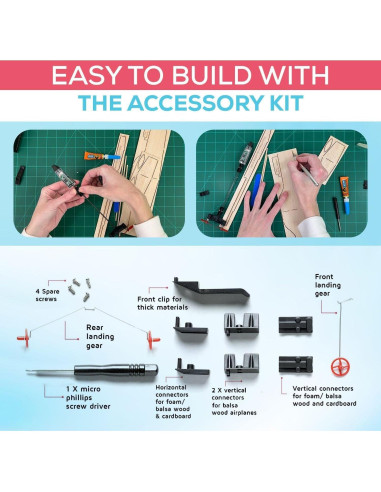 Kit de Avión de Papel POWERUP 4.0 con Control Remoto