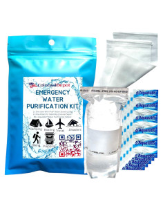 Kit de Purificación de Agua Aquatabs 50 Tabletas Camping