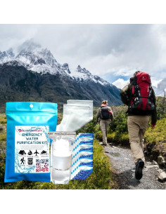 Kit de Purificación de Agua Aquatabs 50 Tabletas Camping 2
