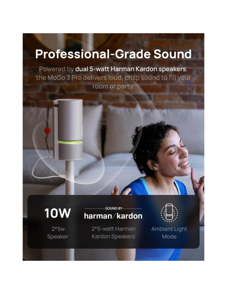 Proyector XGIMI MoGo 3 Pro 450 Lúmenes 1080P Integrado Proyector XGIMI MoGo 3 Pro 450 Lúmenes 1080P Integrado