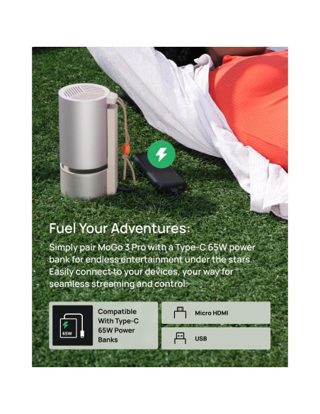 Proyector XGIMI MoGo 3 Pro 450 Lúmenes 1080P Integrado Proyector XGIMI MoGo 3 Pro 450 Lúmenes 1080P Integrado