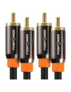 Cable de Audio Digital Coaxial FosPower RCA Macho 0,91 m - 2 Paquete