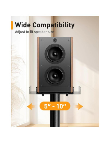 Soportes Universales Perlegear PGSS2 para Altavoces 85 cm