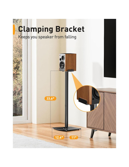 Soportes Universales Perlegear PGSS2 para Altavoces 85 cm