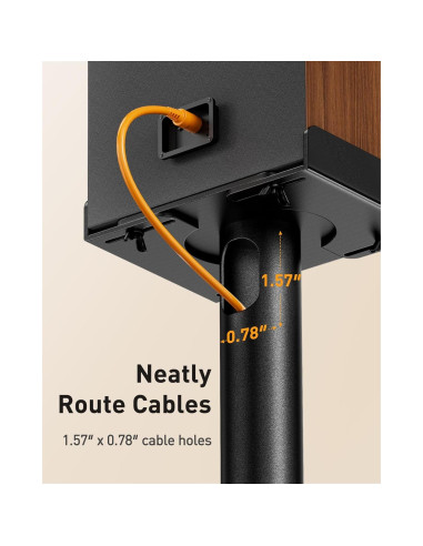 Soportes Universales Perlegear PGSS2 para Altavoces 85 cm
