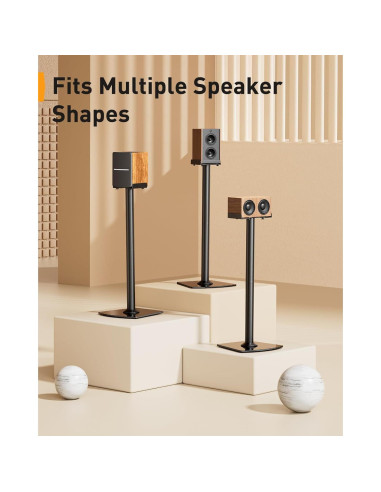 Soportes Universales Perlegear PGSS2 para Altavoces 85 cm