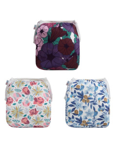 Pañales de Natación Reutilizables ALVABABY 3 Piezas Grandes