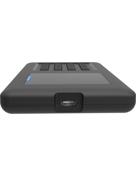 IODD ST400 Disco Duro 2TB USB-C Negro Sin SSD