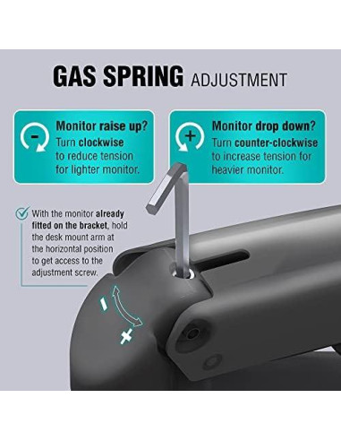 Soporte de Monitor ELG F80N para Pantallas de 17 a 35"