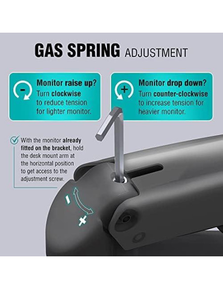 Soporte de Monitor ELG F80N para Pantallas de 17 a 35"
