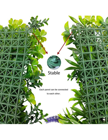 Rollo de Hiedra Artificial ODTORY 101,6x304,8 cm Verde