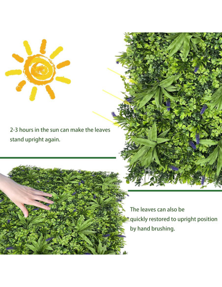 Rollo de Hiedra Artificial ODTORY 101,6x304,8 cm Verde