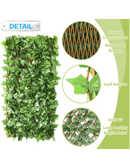 Pantalla de Privacidad Hiedra Artificial Patio Paradise 2,36kg