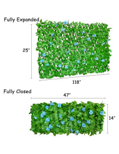 Pantalla de Privacidad Expandible GLANT para Jardín 299,72 cm 2